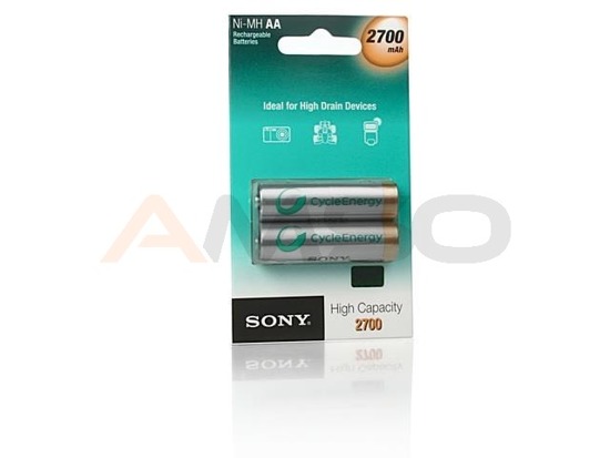 Akumulatory AA Sony 2700 mAhx 2 szt. High Capacity