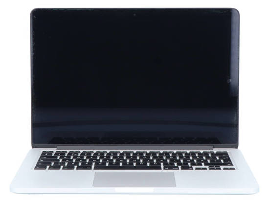 Apple MacBook Pro A1502 SILVER I7-4558U 16GB 256GB SSD 2560x1600 Klasa A- Mac OS Big Sur QWERTY PL