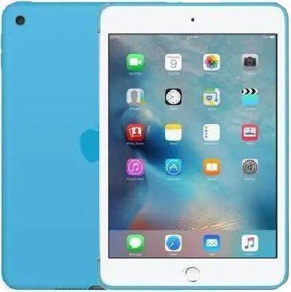 Apple iPad Mini 4 A1550 Cellular 2GB 16GB Silver Powystawowy iOS + Oryginalne, niebieskie Etui