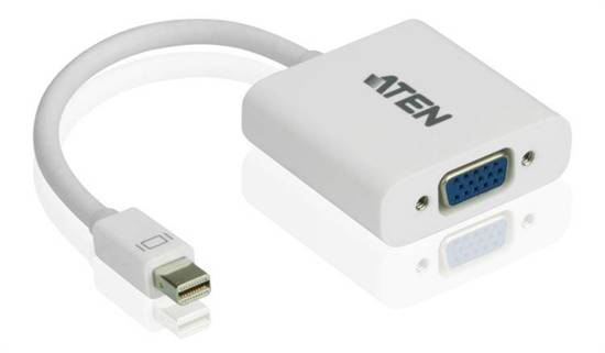 Aten VC920 1 x Mini DisplayPort Male (White) 1 x HDB-15 Female (Blue) Biały