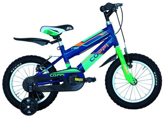 BICYCLE 14'' JUNIOR MAN ARGO/BLUE/GREEN 8001446125144 COPPI
