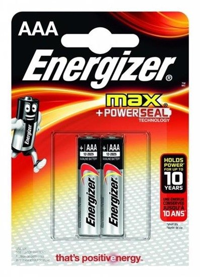Bateria Energizer Max Alkaliczna LR03 AAA E91 2 szt. blister