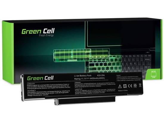 Bateria Green Cell BTY-M66 M660NBAT-6 do COMPAL FL90 FL91 FL92 HEL80 IFL90 JFL92 JHL90 MSI GE600 GT740 GX740