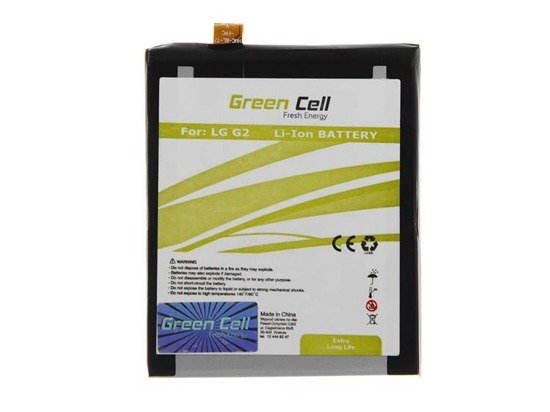 Bateria Green Cell do LG G2 BL-T7 2610mAh 3,8V