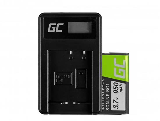 Bateria NP-BG1/NP-FG1 i Ładowarka BC-CSG Green Cell ® do Sony DSC H10 3.7V 950mAh