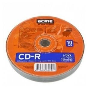 CD-R Acme 80/700MB 52X Szpindel 10pack
