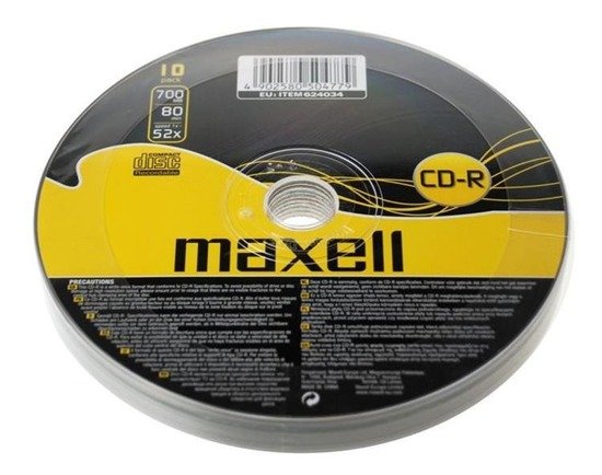 CD-R Maxell 700 MB 52x SZPINDEL 10