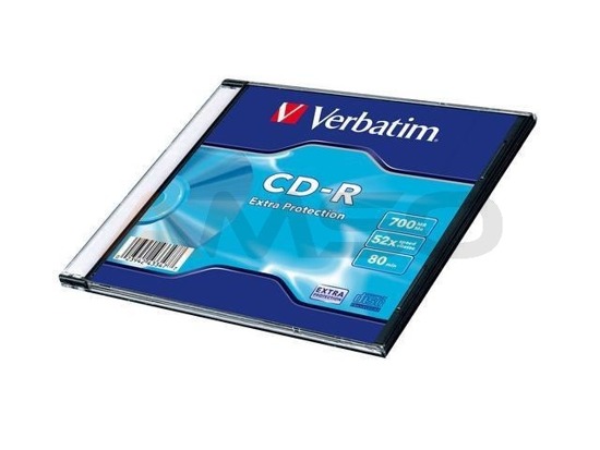 CD-R Verbatim 700MB Extra Protection  (200 Slim)