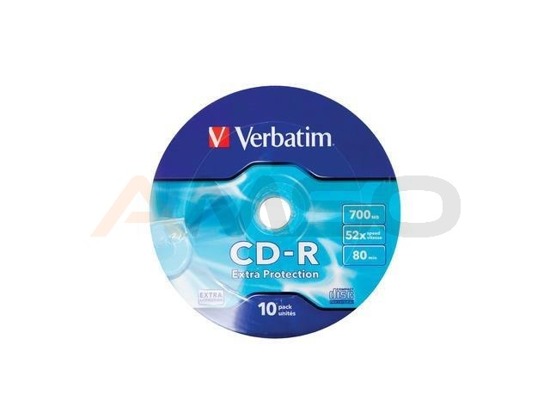 CD-R Verbatim 700MB Extra Protection Wrap (10 Spindel)