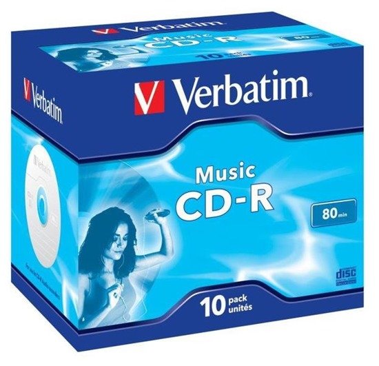 CD-R Verbatim Music 80min (jewel case 10)