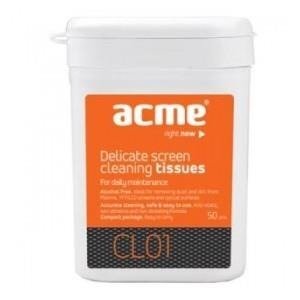 Chusteczki czyszczące TFT/LCD/CRT Acme CL01