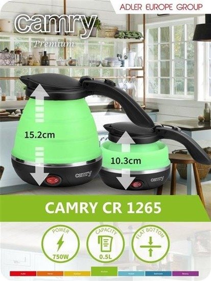 Czajnik turystyczny Camry CR 1265 0,5l składany