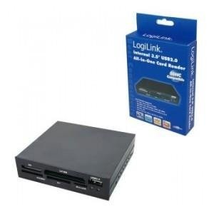 Czytnik kart ALL-IN-ONE wewnętrzny CR0012 LogiLink 3,5" USB