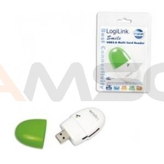 Czytnik kart LogiLink CR0030 "Smile" zielony