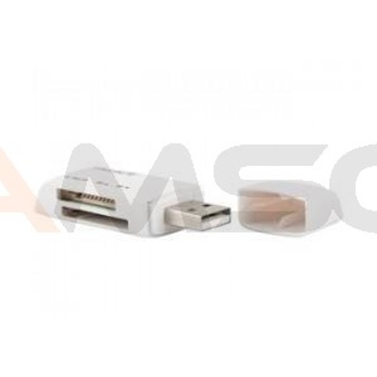 Czytnik kart NATEC MINI ANT 3 SDHC MMC M2 MICRO SD USB 2.0 WHITE