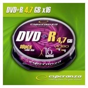 DVD+R Esperanza 16x 4,7GB (Cake 10)