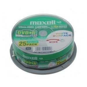 DVD+R Maxell 4,7 GB 16x PRINTABLE CAKE 25