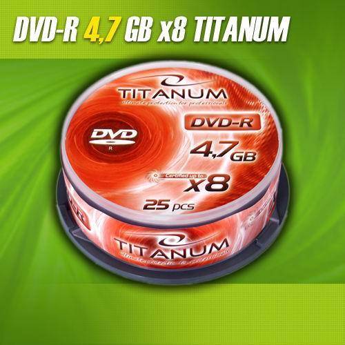 DVD-R Titanum 8x 4,7GB (Cake 25) 1070
