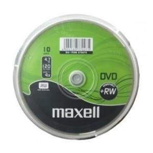 DVD+RW Maxell 4,7 GB 4X CAKE 10