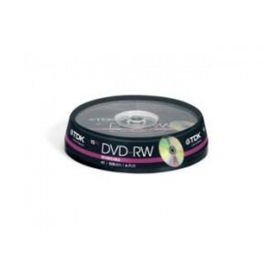 DVD-RW TDK 4x 4,7GB (Cake 10)