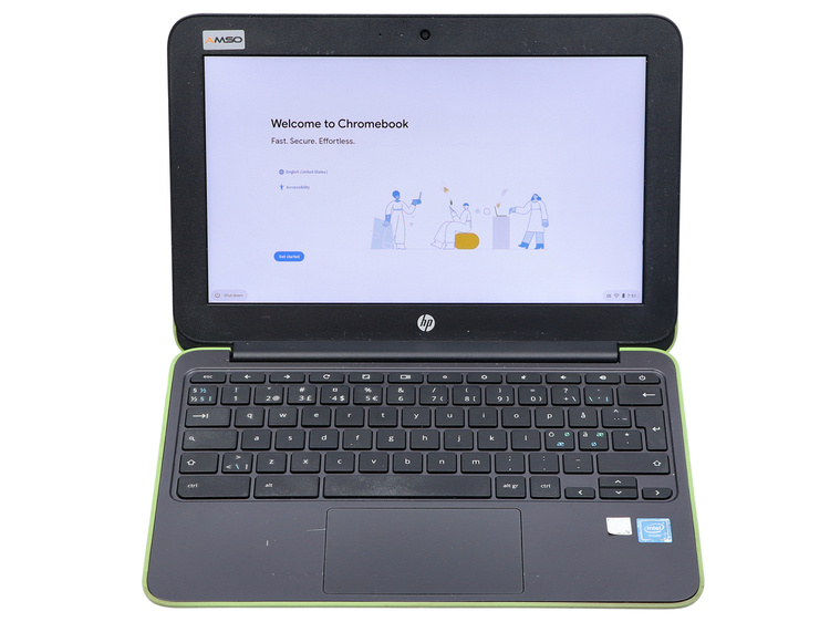 Dotykowy HP Chromebook 11 G5 Intel N3060 11,6" 4GB 16GB Flash 1366x768 Chrome OS Klasa A- S/N: 5CD7264BG6