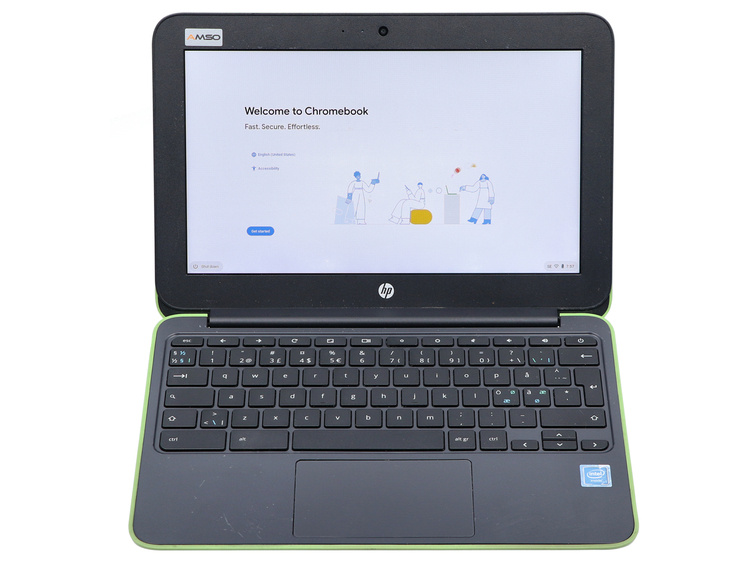 Dotykowy HP Chromebook 11 G5 Intel N3060 11,6" 4GB 16GB Flash 1366x768 Chrome OS Klasa A- S/N: 5CD7431DVW