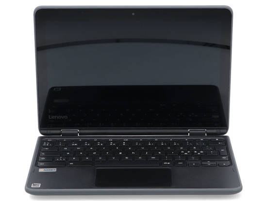 Dotykowy Lenovo Chromebook 300E 2w1 Czarny ARMv8 MediaTek MT8173 4GB 32GB Flash 1366x768 Klasa A-/B Chrome OS + Torba + Mysz