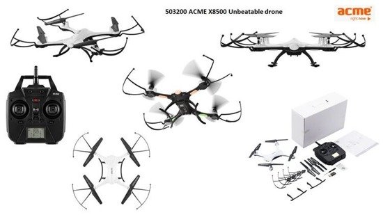 Dron Acme X8300 Unbeatable (wodoodporny / wstrząsoodporny)