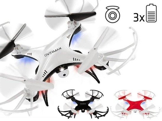 Dron Overmax 3.1 plus z kamera 34cm White