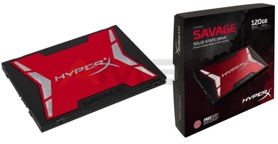 Dysk SSD Kingston HyperX Savage 120GB 2.5" (520/350) 7mm