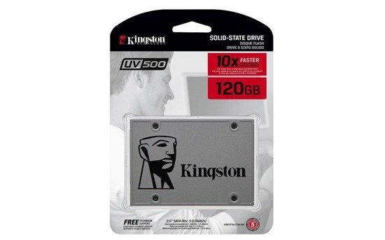 Dysk SSD Kingston UV500 120GB SATA3 2,5" (520/320 MB/s) TLC, 3D NAND, 7mm