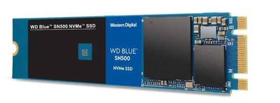 Dysk SSD WD Blue SN500 250GB M.2 2280 PCIe NVMe (1700/1450 MB/s) WDS250G1B0C