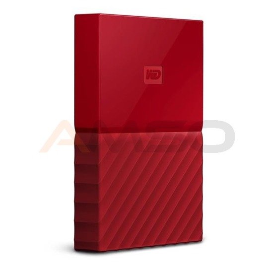 Dysk WD My Passport 1TB USB 3.0 red