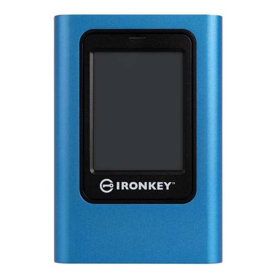 Dysk zewnętrzny SSD Kingston IronKey Vault Privacy 80 480GB USB 3.0 Type-C (250/250 MB/s) niebiesko-czarny