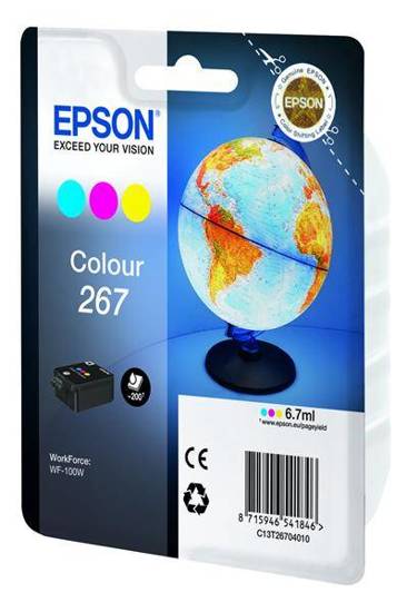 EPSON Komplet tuszy 3 kolory T267=C13T26704010