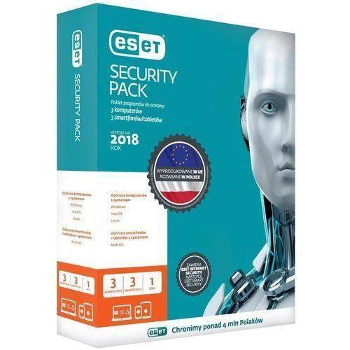 ESET Security Pack (1 mobilne, 1 robocze; 12 miesięcy; BOX; Komercyjna)
