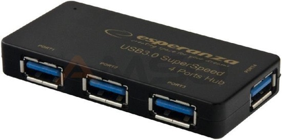 Esperanza Hub 4 Porty USB 3.0 EA136 Super Speed