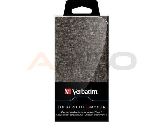 Etui Verbatim Folio Pocket iPhone 5 5s Brown
