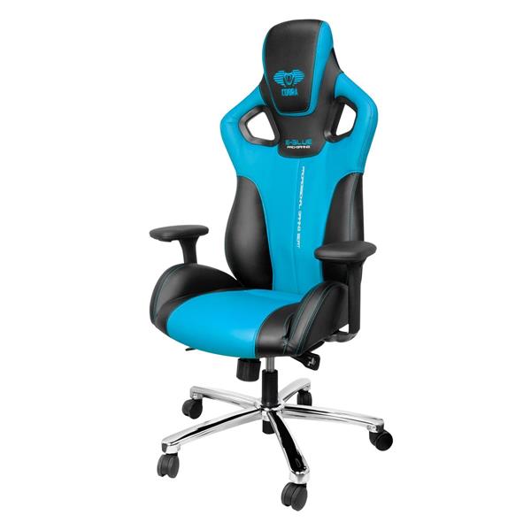 Fotel Gaming E-Blue COBRA - czarno - niebieski