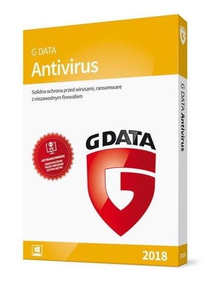 G DATA AntiVirus 2018 BOX 1PC 1 ROK