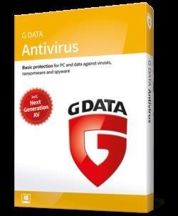 G DATA AntiVirus BOX 3PC 1 ROK