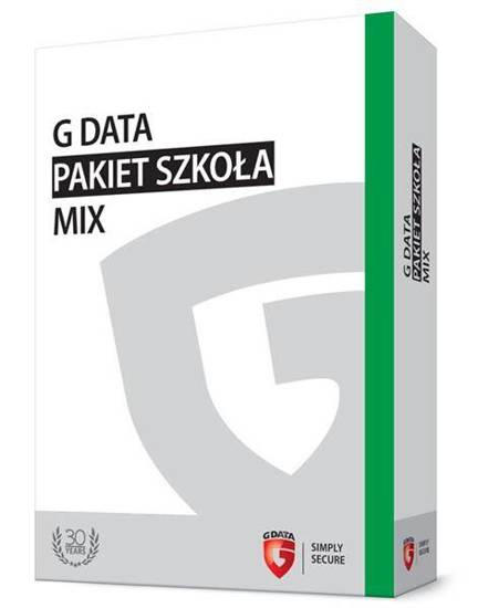 G DATA Pakiet Szkoła MIX BOX do 100PC 2 LATA