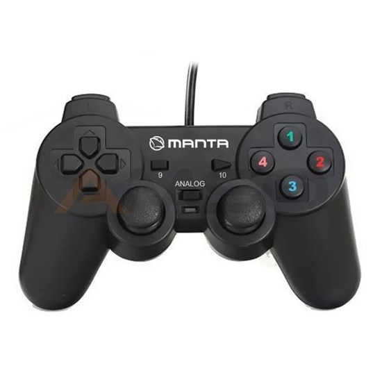 Gamepad Manta MM813 do gier USB Dual Vibration Analog