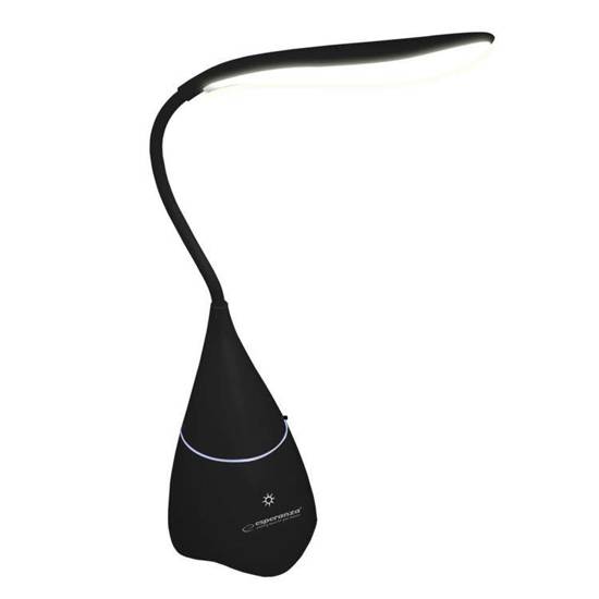 Głośnik Bluetooth Esperanza Charm EP151K z lampką led czarny