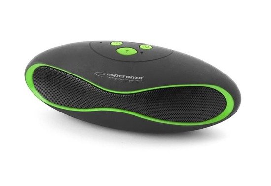 Głośnik Bluetooth Esperanza "Trival" czarno-zielony
