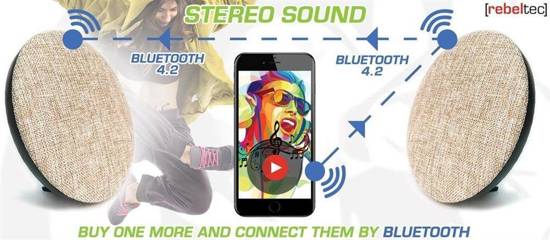 Głośnik Bluetooth Rebeltec PLANET 190 beige