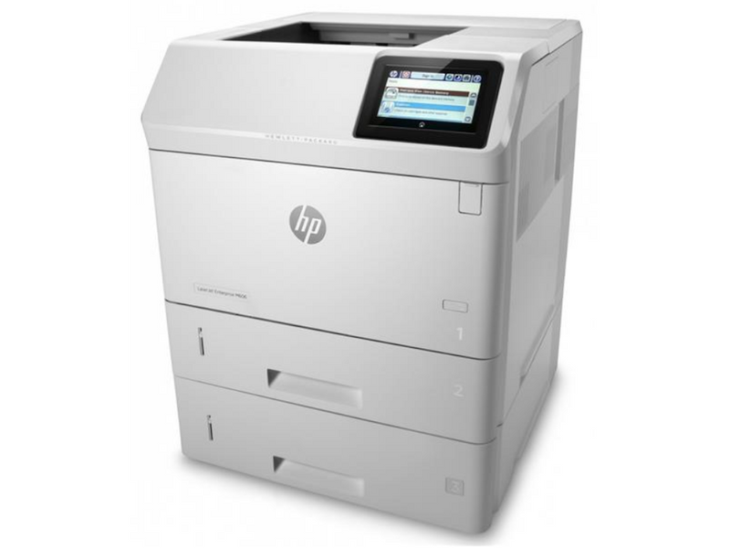 HP LaserJet M606x Drukarka Laserowa Dupleks Sieć WIFI Przebieg 221 tysięcy wydrukowanych stron +toner +podajniki +finisher