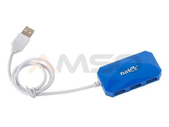 HUB USB NATEC 4-PORT LOCUST USB 2.0 BLUE