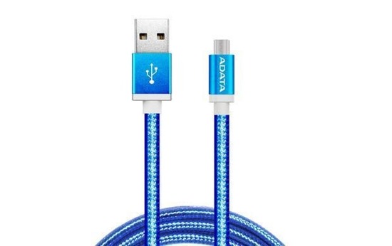 Kabel Adata  Micro USB - USB-A M/M 1m niebieski