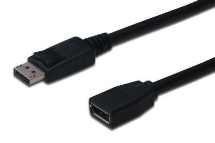Kabel Assmann  AK-340200-020-S (DisplayPort  - DisplayPort ; 2m; czarny)